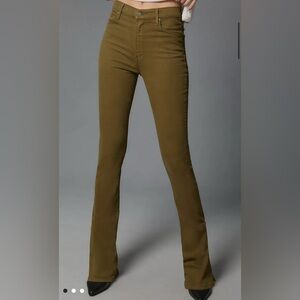 MOTHER Olive Green Women Jeans